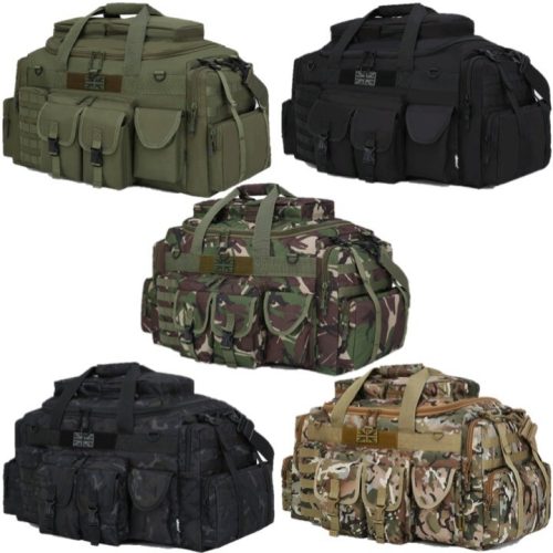 Tactical Army Camouflage SAXON HOLDALL BAG 100L WEEKEND TRAVEL CADET Rucksack