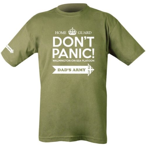 HOME GUARD DADS ARMY T-SHIRT MENS S-2XL DONT PANIC ARMY BRITISH NAVY