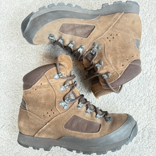 British Army Iturri Brown Combat Desert Boots Mens UK Size 7m Issued Surplus
