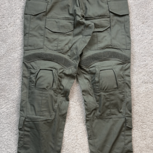 IDOGEAR G3 Combat Pants With Knee Pads 32w Tactical Green Trousers Airsoft