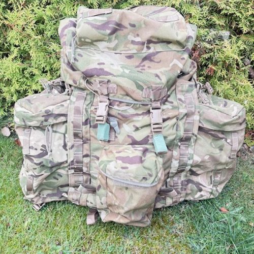 British Army MTP Camo Bergen With Frame Short Back Infantry Rucksack Camouflage