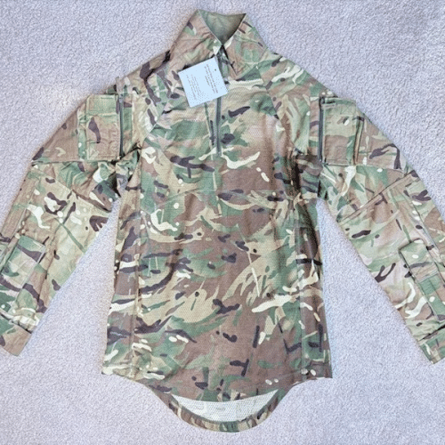 British RAF UBAC FR Combat Shirt MTP Camo Size Medium Armour Top Army (2B)