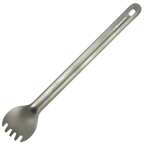 Army RATION PACK SPORK EXTRA LONG 22cm Titanium Fork Spoon CAMPING CADET FIELD