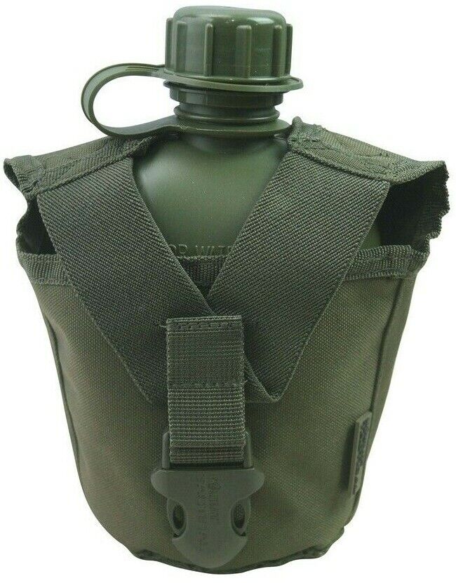Variation-of-Military-Water-Bottle-amp-Pouch-I039m-a-Celeb-Style-KIDS-CAMPING-CANTEEN-Army-Camo-235204538201-a31c