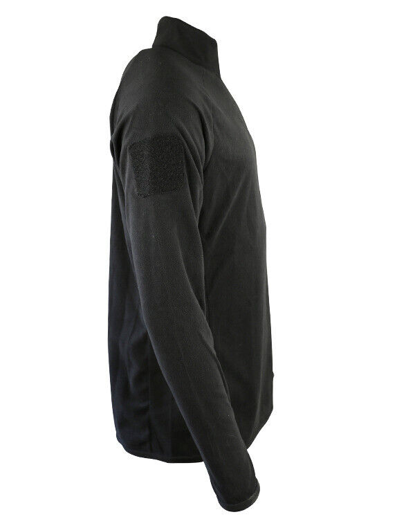 Alpha-Mid-Layer-Thermal-Fleece-14-Zip-Top-MENS-S-3XL-ARMY-UNDERSHIRT-BLACK-235516359872-2