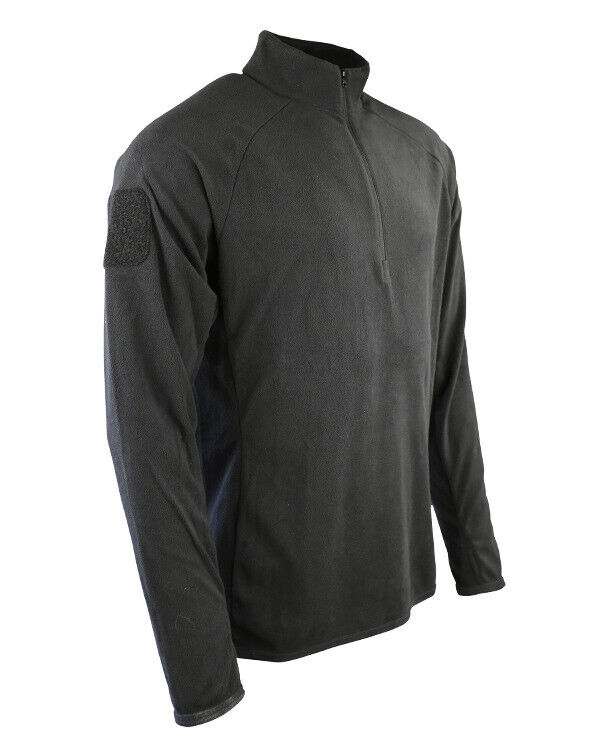 Alpha-Mid-Layer-Thermal-Fleece-14-Zip-Top-MENS-S-3XL-ARMY-UNDERSHIRT-BLACK-235516359872-3