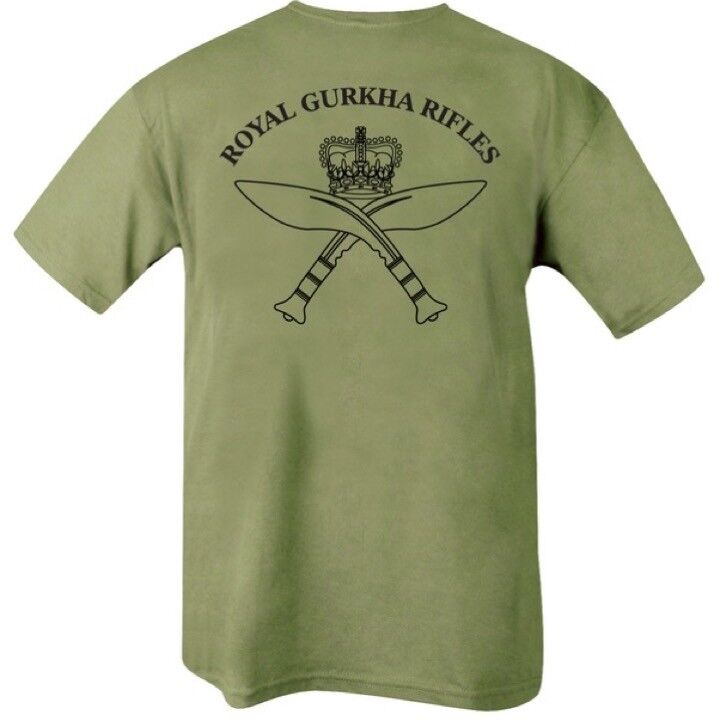 Royal-Gurkha-Rifles-T-Shirt-Mens-S-2XL-100-Cotton-Top-British-Army-Regiment-235298214132-2