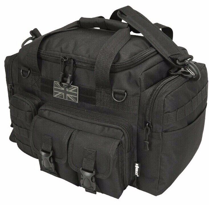 Variation-of-ARMY-CAMO-SAXON-HOLDALL-BAG-35-LITRE-WEEKEND-TRAVEL-CADET-BAG-MTP-BTP-BLACK-CAMO-225884299692-2bd4