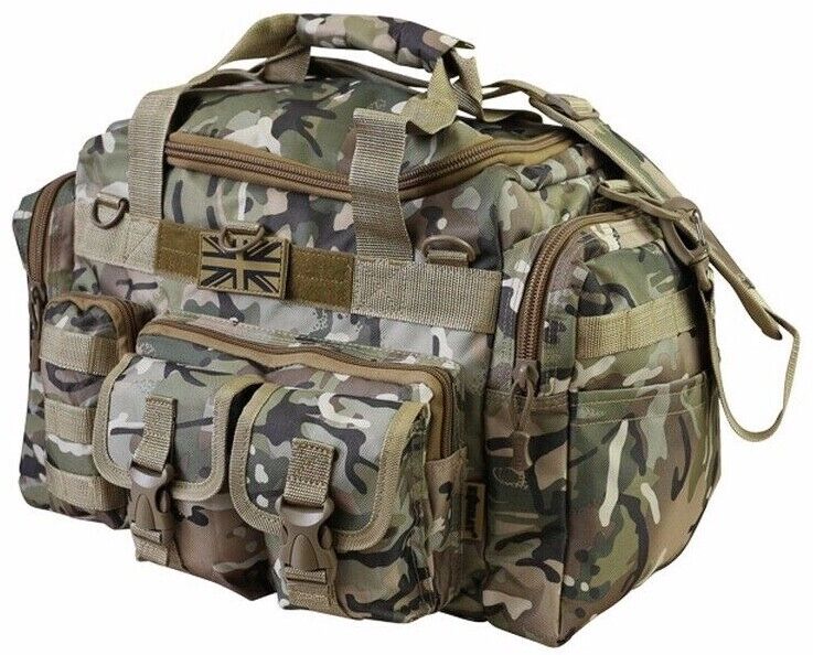 Variation-of-ARMY-CAMO-SAXON-HOLDALL-BAG-35-LITRE-WEEKEND-TRAVEL-CADET-BAG-MTP-BTP-BLACK-CAMO-225884299692-5610