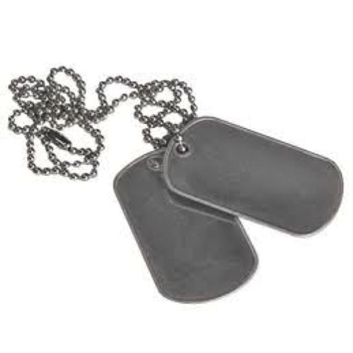 Variation-of-MILITARY-DOG-TAGS-ARMY-ID-TAG-NECKLACE-MENS-BOYS-SOLDIER-FANCY-DRESS-SILENCERS-232409145292-955e