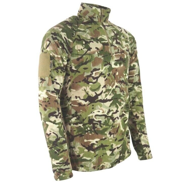 Alpha-Mid-Layer-Thermal-Fleece-14-Zip-Top-MENS-S-3XL-ARMY-UNDERSHIRT-BTP-Camo-226085526893-2
