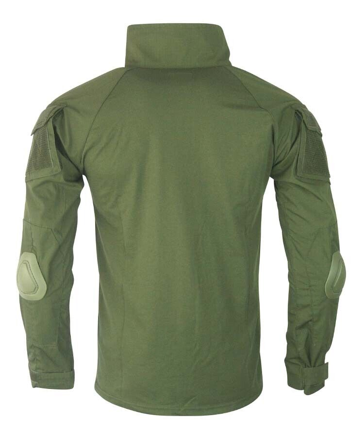 British-Army-Style-SPEC-OPS-UBAC-SHIRT-WITH-ELBOW-PADS-MENS-Green-Airsoft-Top-225819703853-2