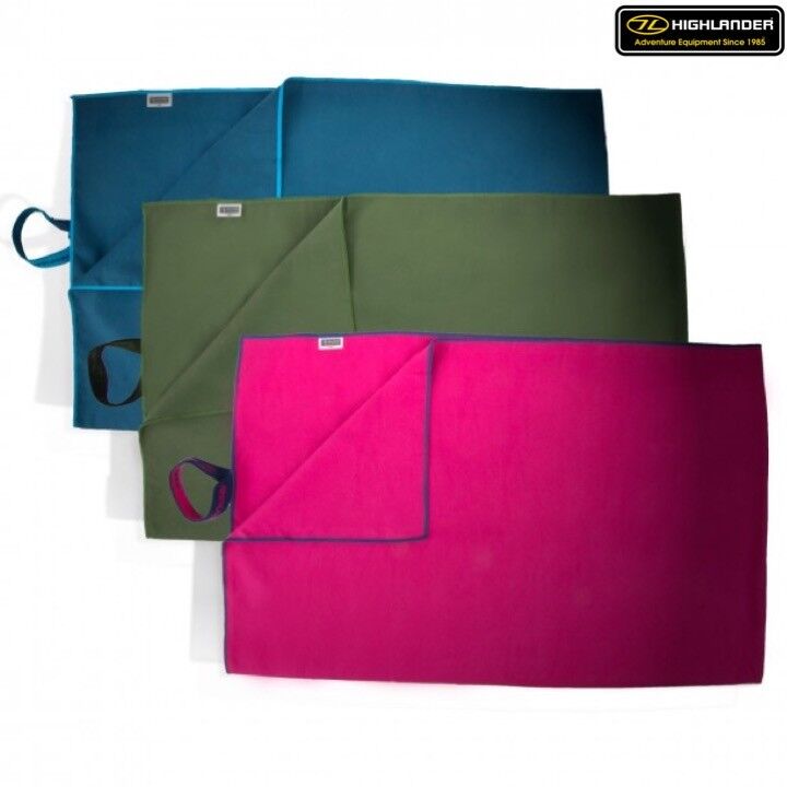 HIGHLANDER-MIROFIBRE-SOFT-TRAVEL-TOWEL-4-SIZES-ARMY-GREEN-CADET-CAMPING-FESTIVAL-235227076303-2