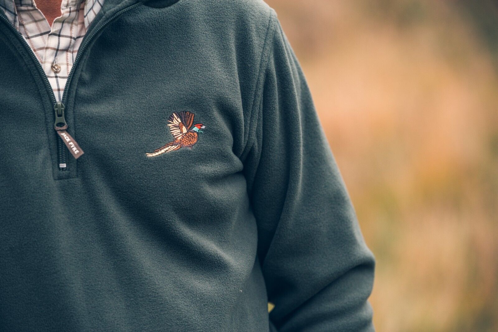 JACK-PYKE-PHEASANT-MOTIF-FLEECE-PULLOVER-MENS-S-3XL-COUNTRYMAN-HUNTING-TOP-325829696113-10