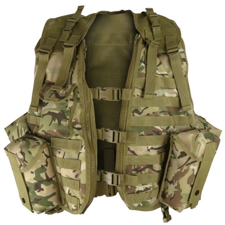 OFFICIAL MOD CADET WEBBING VEST (MK5) LIGHTWEIGHT MTP BTP CAMO AIRSOFT ...