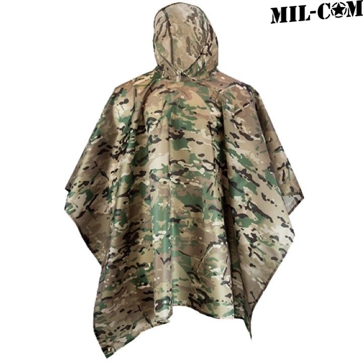 Variation-of-Mil-Com-Waterproof-Ripstop-Poncho-Hooded-Festival-Rain-Coat-Army-Camo-Shelter-323670191443-b940