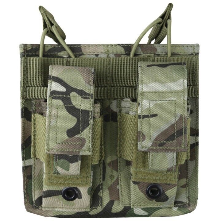 Variation-of-TACTICAL-DOUBLE-ALPHA-MAG-POUCH-WITH-PISTOL-MAG-PAINTBALLING-ARMY-MTP-WEBBING-225966778503-6f36