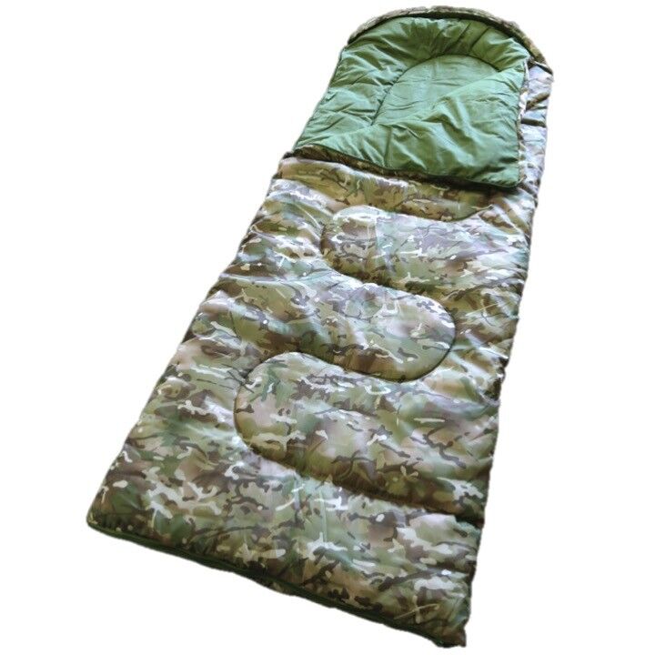 BOYS-ARMY-SLEEPING-BAG-CAMPING-RECTANGULAR-ENVELOPE-ZIP-UP-KIDS-BTP-CAMOUFLAGE-325572815654-3