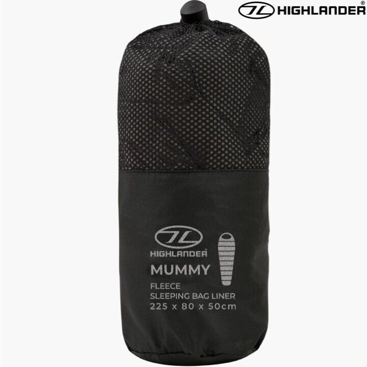 HIGHLANDER-SOFT-FLEECE-BLACK-MUMMY-SLEEPING-BAG-LINER-225-X-80-CAMPNG-325799731594-3