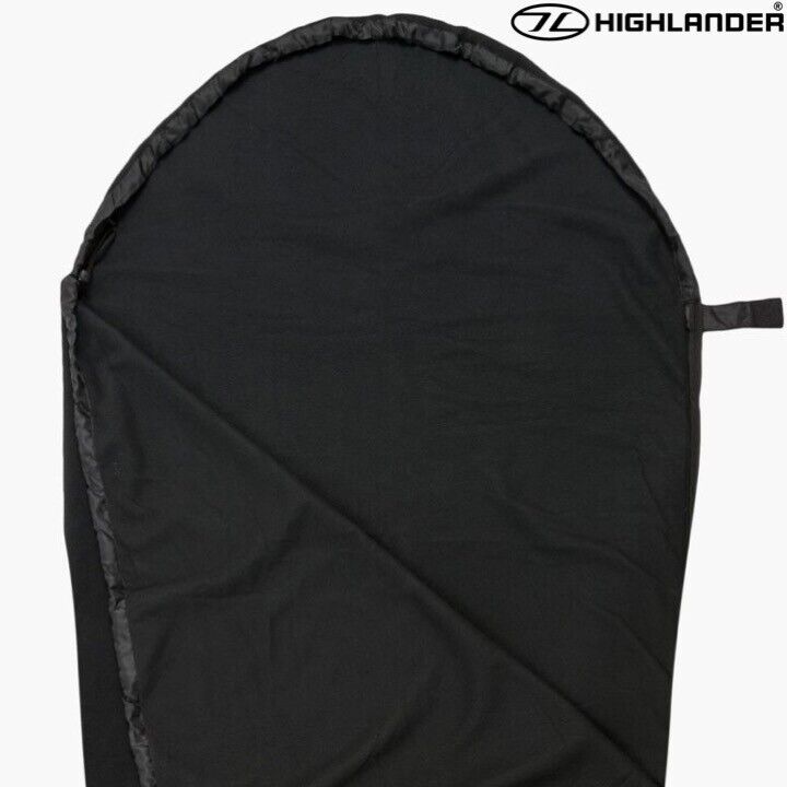 HIGHLANDER-SOFT-FLEECE-BLACK-MUMMY-SLEEPING-BAG-LINER-225-X-80-CAMPNG-325799731594-4