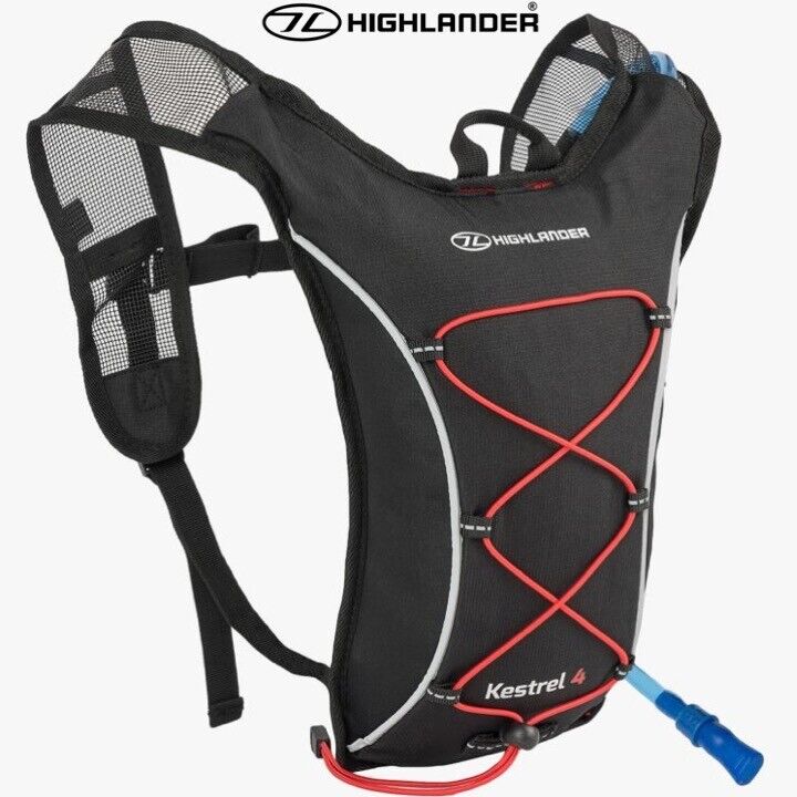HIGHLANDER-4L-KESTREL-HYDRATION-BACKPACK-RUCKSACK-PACK-HIKING-ARMY-CYCLING-325502443755-2