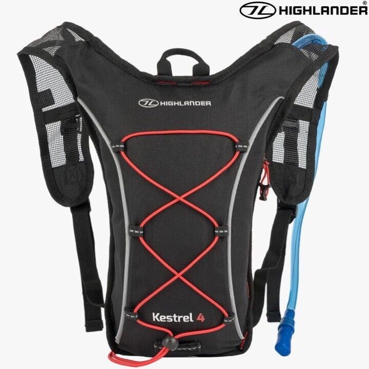 HIGHLANDER-4L-KESTREL-HYDRATION-BACKPACK-RUCKSACK-PACK-HIKING-ARMY-CYCLING-325502443755-3
