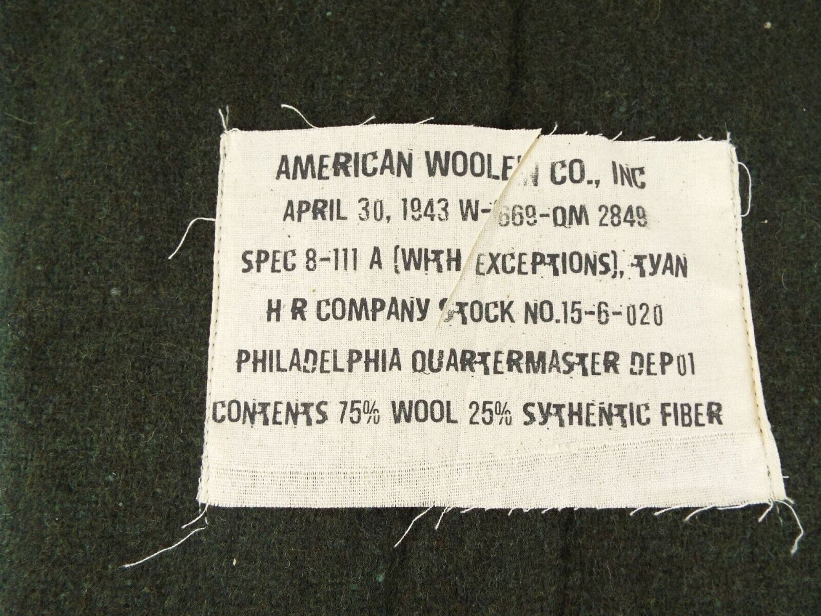 WW2-US-Army-Replica-Wool-Blanket-American-Military-Repro-Bedding-Sheet-Camping-235069749085-5