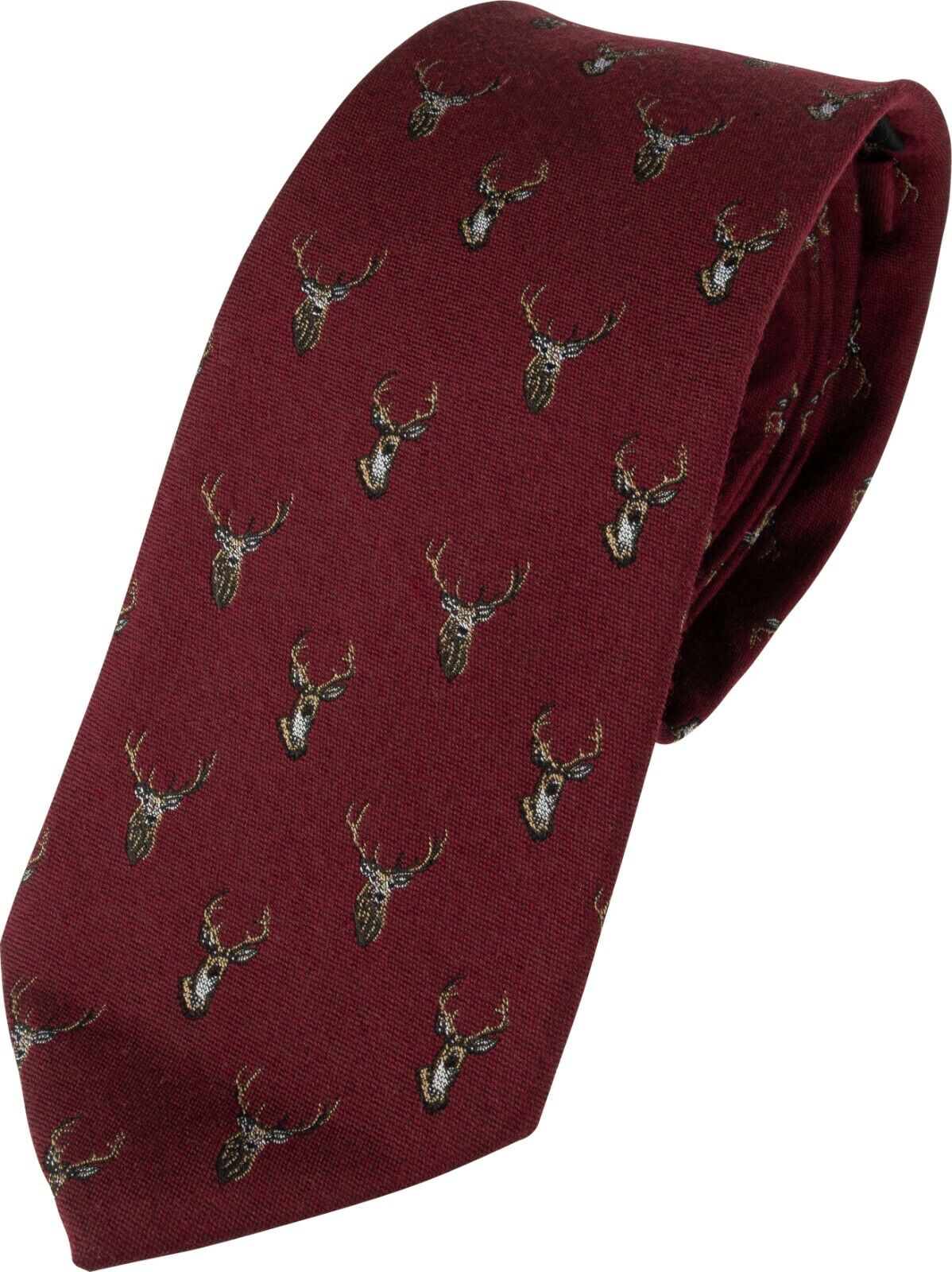 Variation-of-JACK-PYKE-STAG-SILK-TIE-GIFT-BOXED-MENS-SUIT-TIE-SHOOTING-HUNTING-RIFLE-224238282206-b4a3