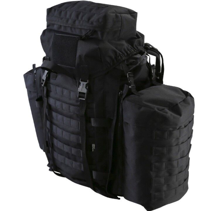 90-LITRE-TACTICAL-ARMY-ASSAULT-PACK-RUCKSACK-BERGEN-SIDE-POUCHES-BLACK-90L-325962457997-3