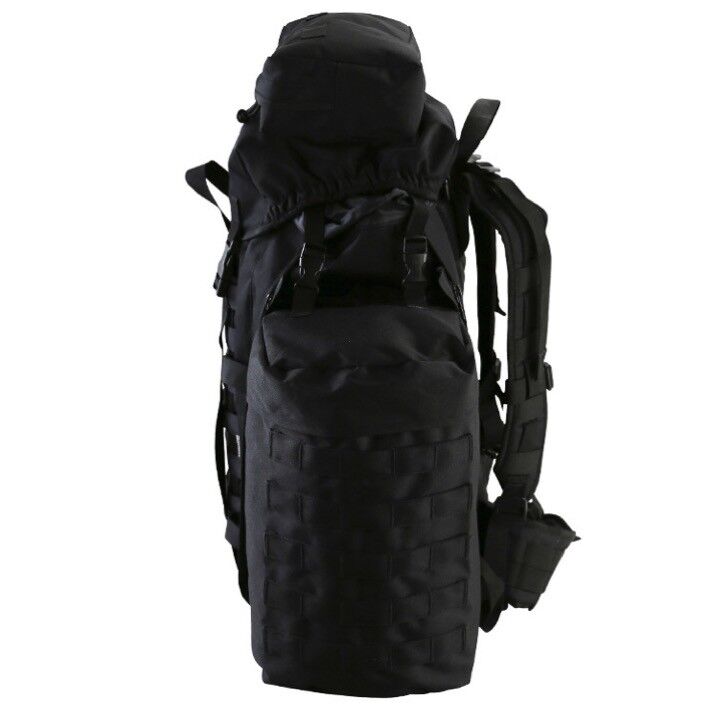 90-LITRE-TACTICAL-ARMY-ASSAULT-PACK-RUCKSACK-BERGEN-SIDE-POUCHES-BLACK-90L-325962457997-5
