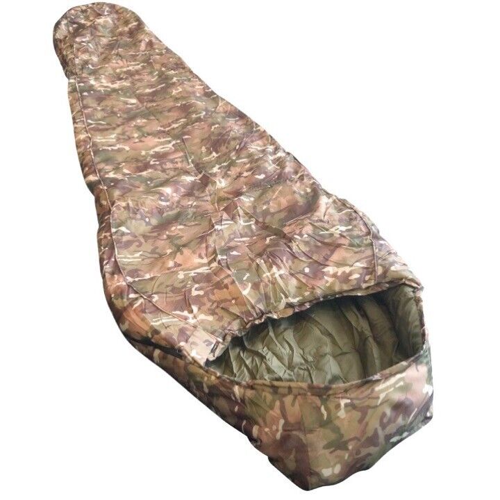 BRITISH-ARMY-CADET-SLEEPING-BAG-SYSTEM-220cm-7-WATER-RESISTANT-CAMO-CAMPING-235187391337-4