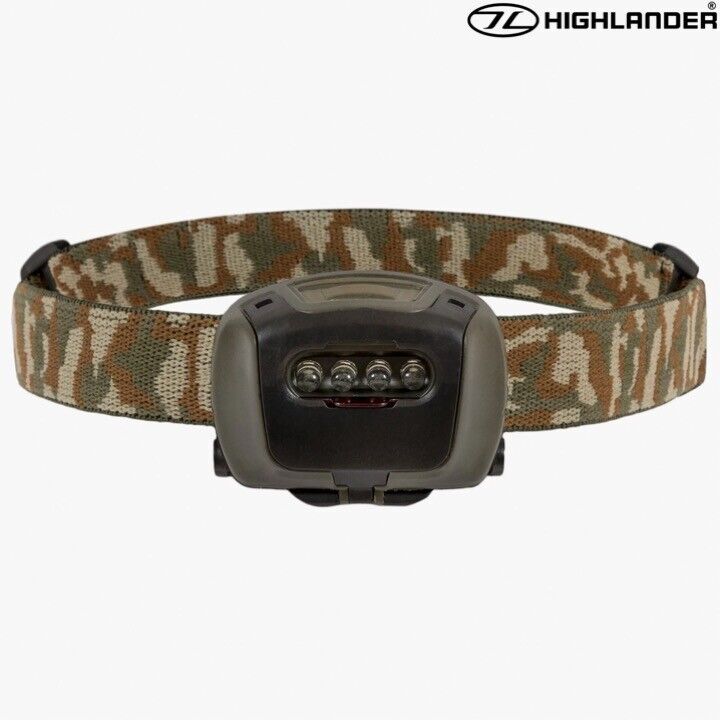 Highlander-Mira-4-LED-Headlamp-Tactical-Army-Camo-White-Red-Light-Head-Torch-325773000337-2