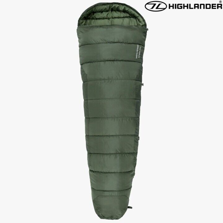 Highlander-Phoenix-Spark-150-SLEEPING-BAG-Lightweight-2-SEASON-CAMPNG-ARMY-GREEN-325745964957-4