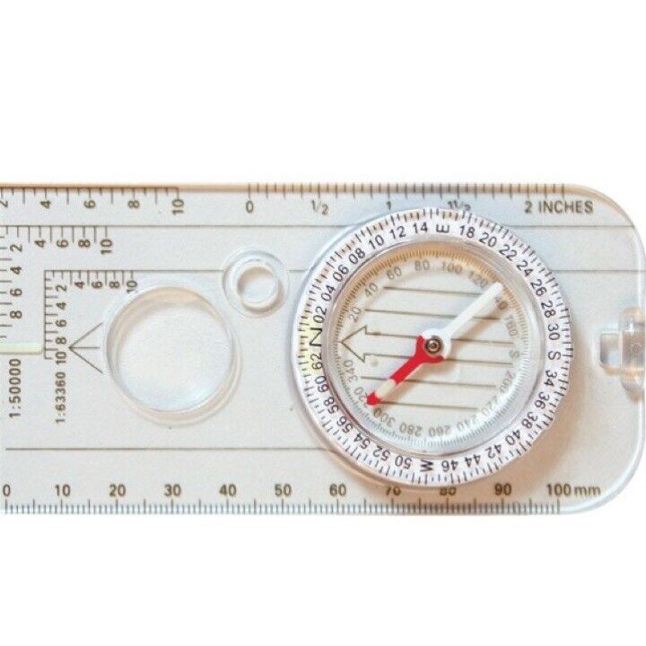 MILITARY MAP COMPASS MILS RULER SCALE ORIENTEERING BRITISH ARMY CADET ...