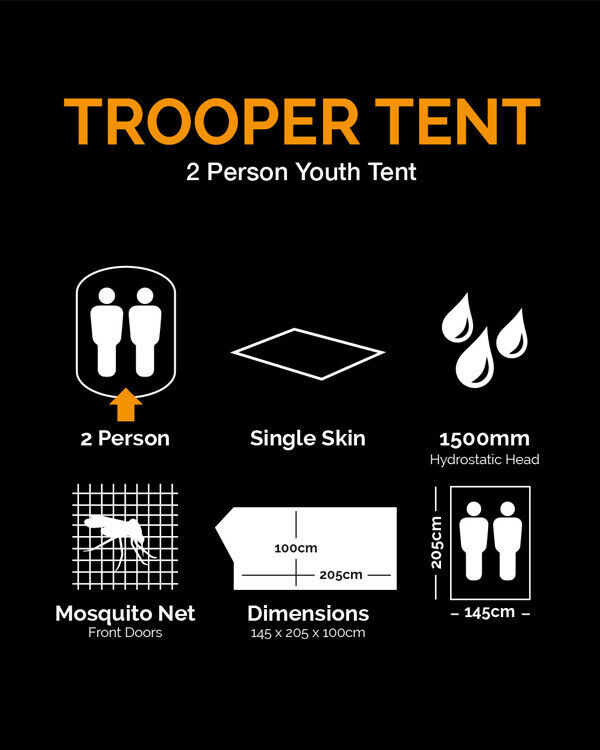 Trooper-2-Man-Tent-MOSSI-NET-DOOR-BIVI-ARMY-MTP-BTP-CAMO-Outdoor-Wild-Camping-324026751887-3