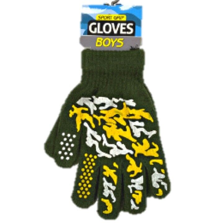 Variation-of-KIDS-ARMY-CAMOUFLAGE-GLOVES-BOYS-MAGIC-GRIPPER-GLOVES-GREY-YELLOW-GREEN-CAMO-325805963277-32ee