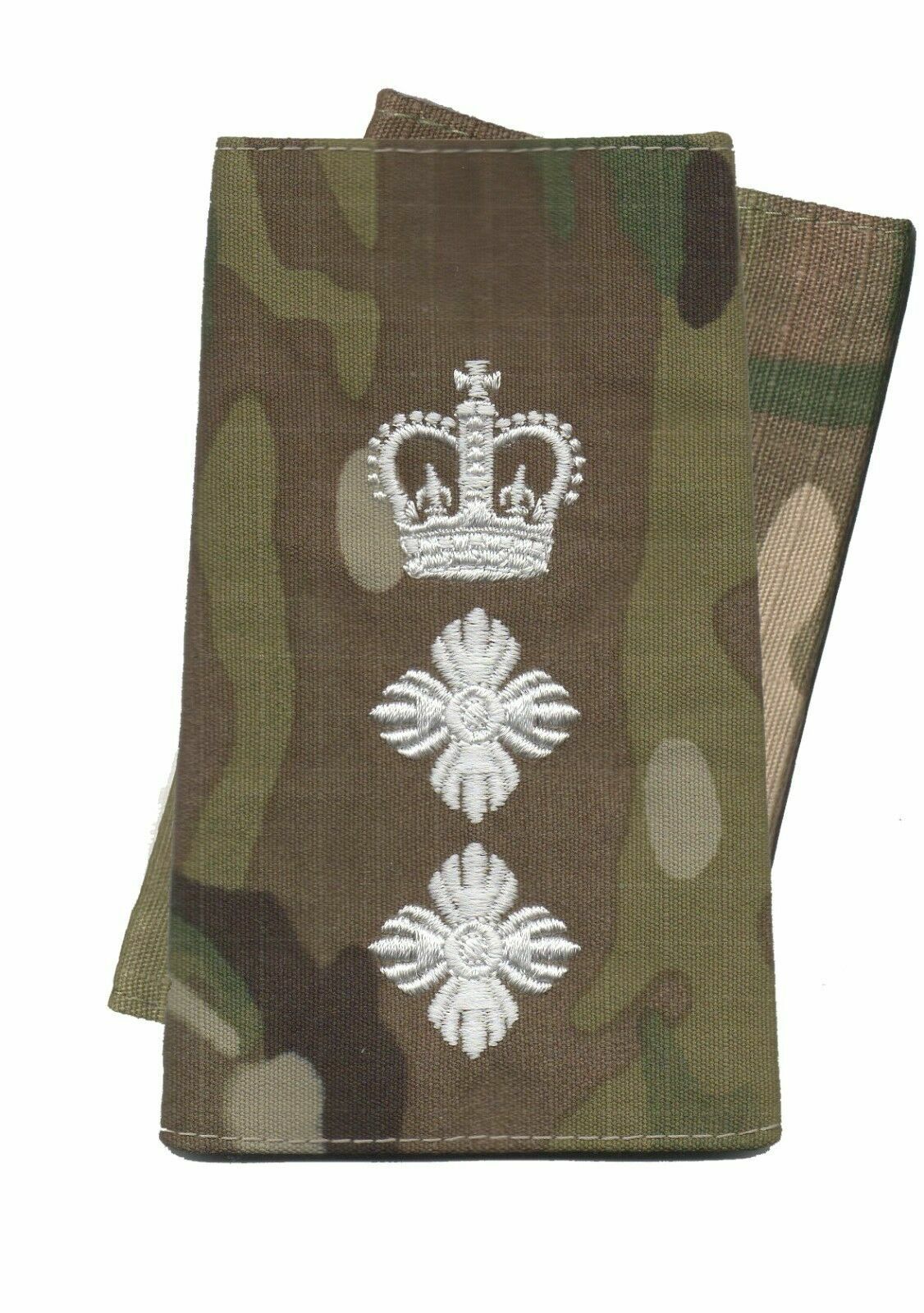 Variation-of-PAIR-OF-MTP-CAMO-RANK-SLIDES-EPAULETTES-IVORY-THREAD-BRITISH-ARMY-ALL-RANKS-233759820907-8012