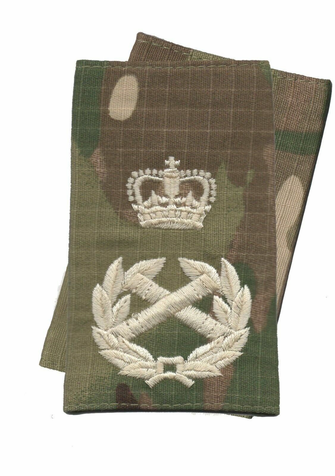 Variation-of-PAIR-OF-MTP-CAMO-RANK-SLIDES-EPAULETTES-IVORY-THREAD-BRITISH-ARMY-ALL-RANKS-233759820907-9166