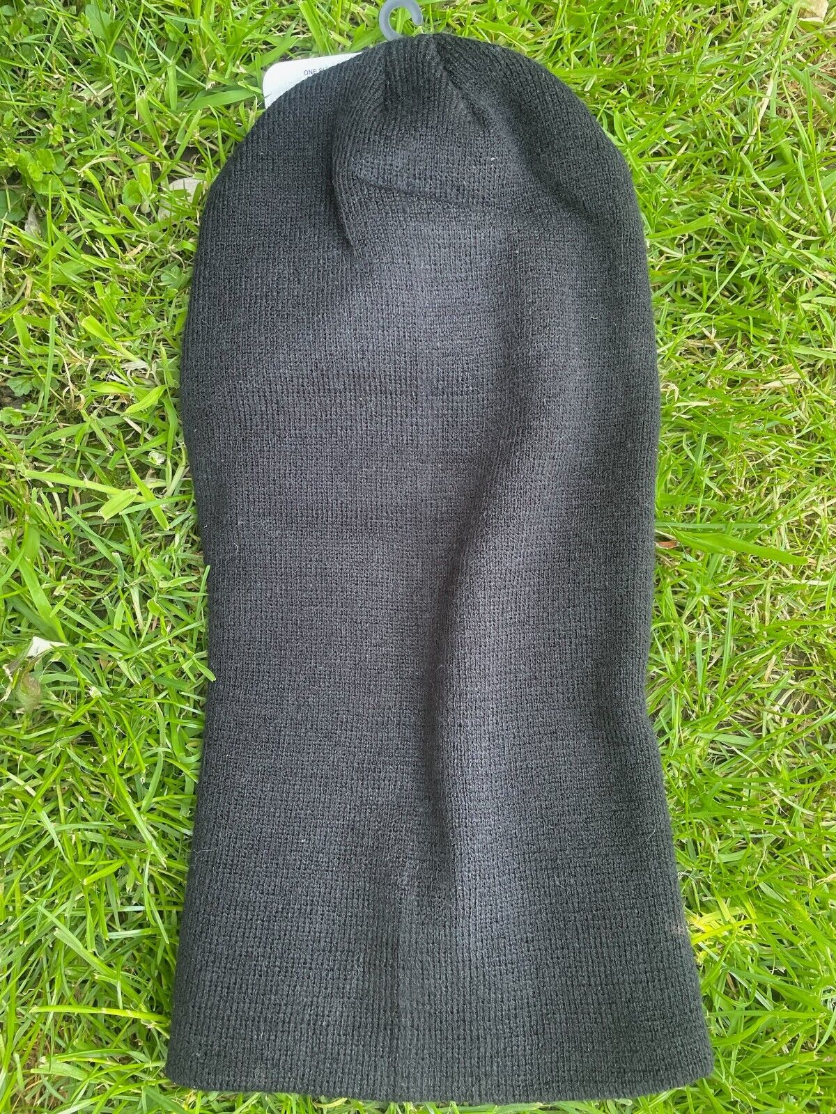 Zip-Up-Peaked-Balaclava-100-Acrylic-Mens-Army-Headwear-Face-Disguise-Biker-325825113017-3