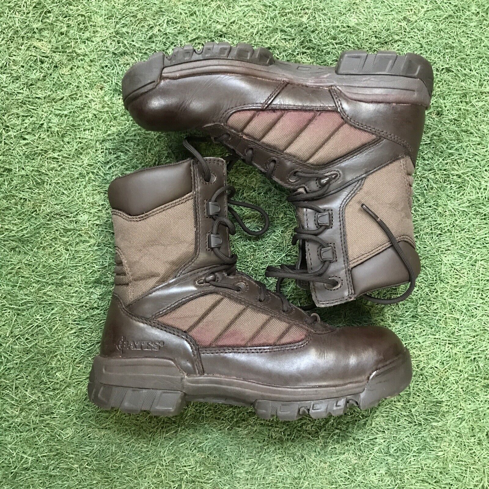British Army Bates Brown Patrol Boots Mens Size Medium Military Issued  Surplus