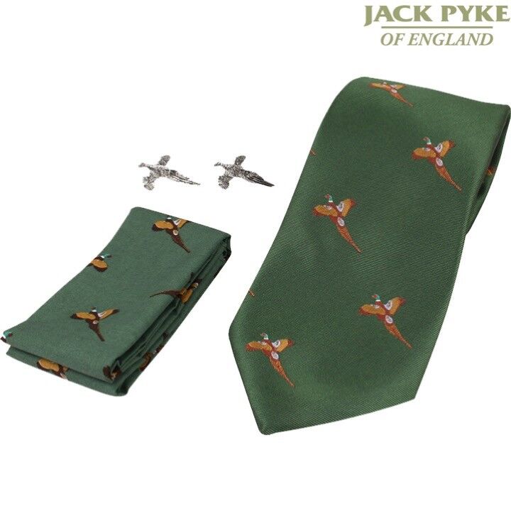 JACK-PYKE-PHEASANT-TIE-HANKY-CUFFLINKS-GIFT-SET-MENS-SUIT-SHOOTING-HUNTING-325884107688-4