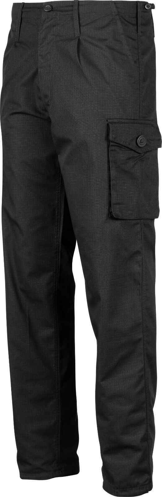 MIL-COM-MOD-POLICE-PATTERN-COMBAT-TROUSERS-MENS-28-42-RIPSTOP-BLACK-WORKWEAR-325971060528-3