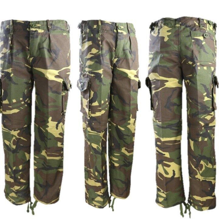 BOYS-ARMY-OUTFIT-T-SHIRT-TROUSERS-CAP-FACE-PAINT-KIDS-3-13-YRS-DPM-CAMOUFLAGE-225771304159-2