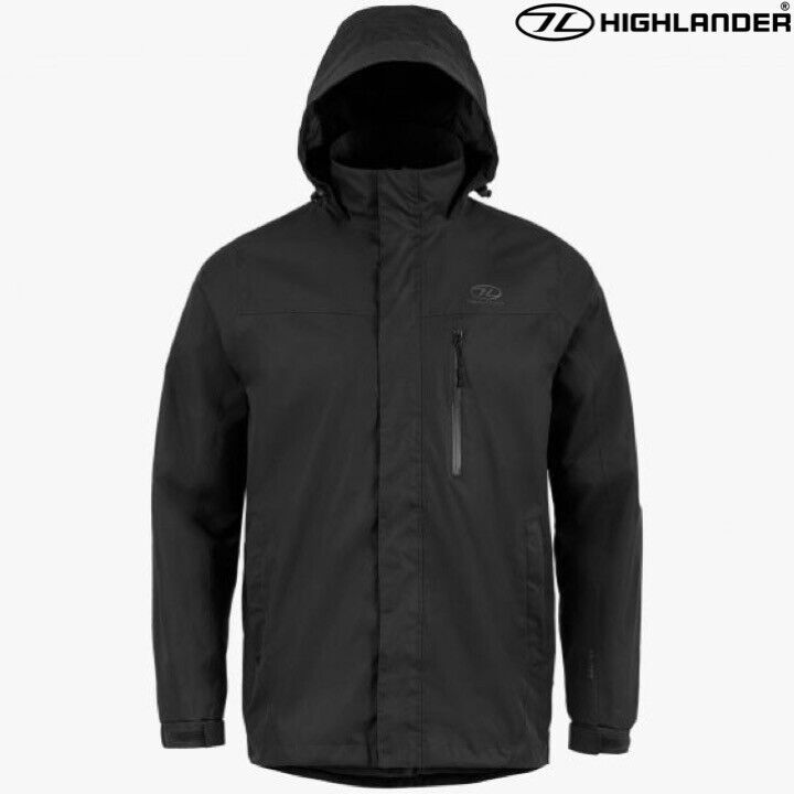 HIGHLANDER-KERRERA-WATERPROOF-WINDPROOF-JACKET-MENS-S-2XL-HIKING-RAIN-COAT-BLACK-235389301489-3