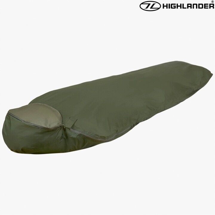 Highlander-Hawk-Bivi-Bag-Waterproof-Sleeping-Bag-Cover-Wild-Camping-Army-Green-235127412099-3