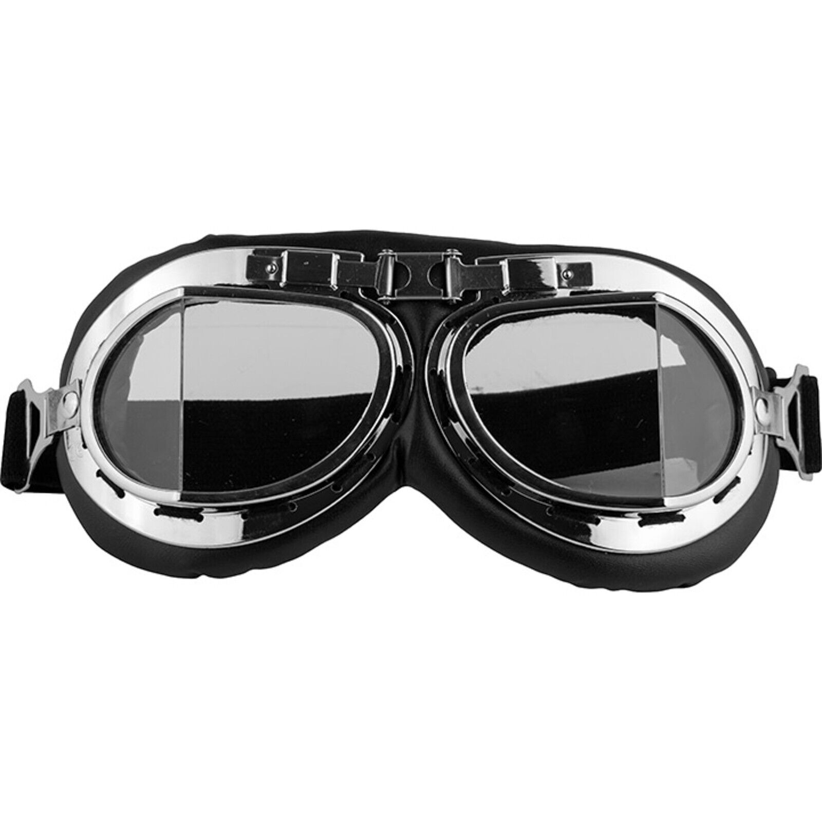 MIL-COM-RAF-BLACK-CHROME-FLYERS-GOGGLES-KIDS-ADULTS-MILITARY-PILOT-FANCY-DRESS-225966333499-2