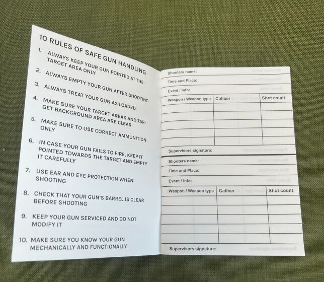 MODESTONE-SHOOTERS-LOGBOOK-NOTEPAD-A6-WATERPROOF-PAPER-POCKET-SIZE-NOTEBOOK-235233773969-2