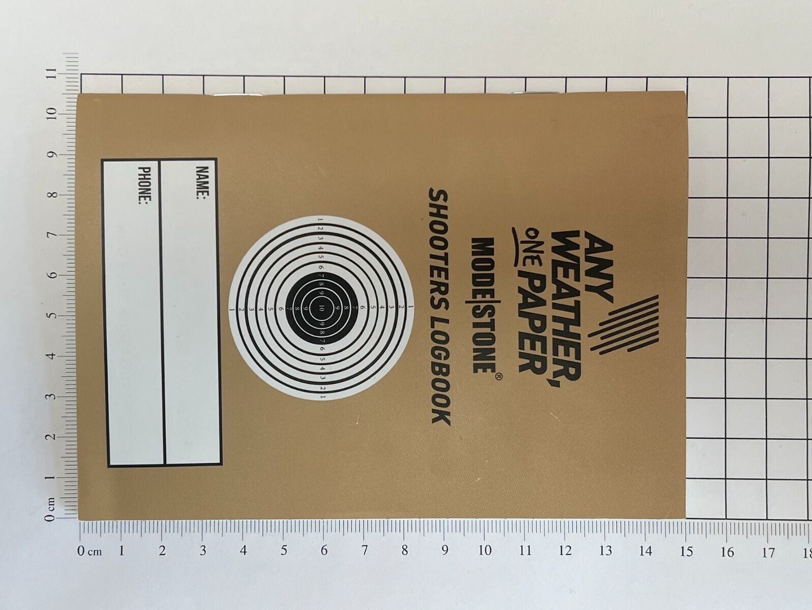 MODESTONE-SHOOTERS-LOGBOOK-NOTEPAD-A6-WATERPROOF-PAPER-POCKET-SIZE-NOTEBOOK-235233773969-7