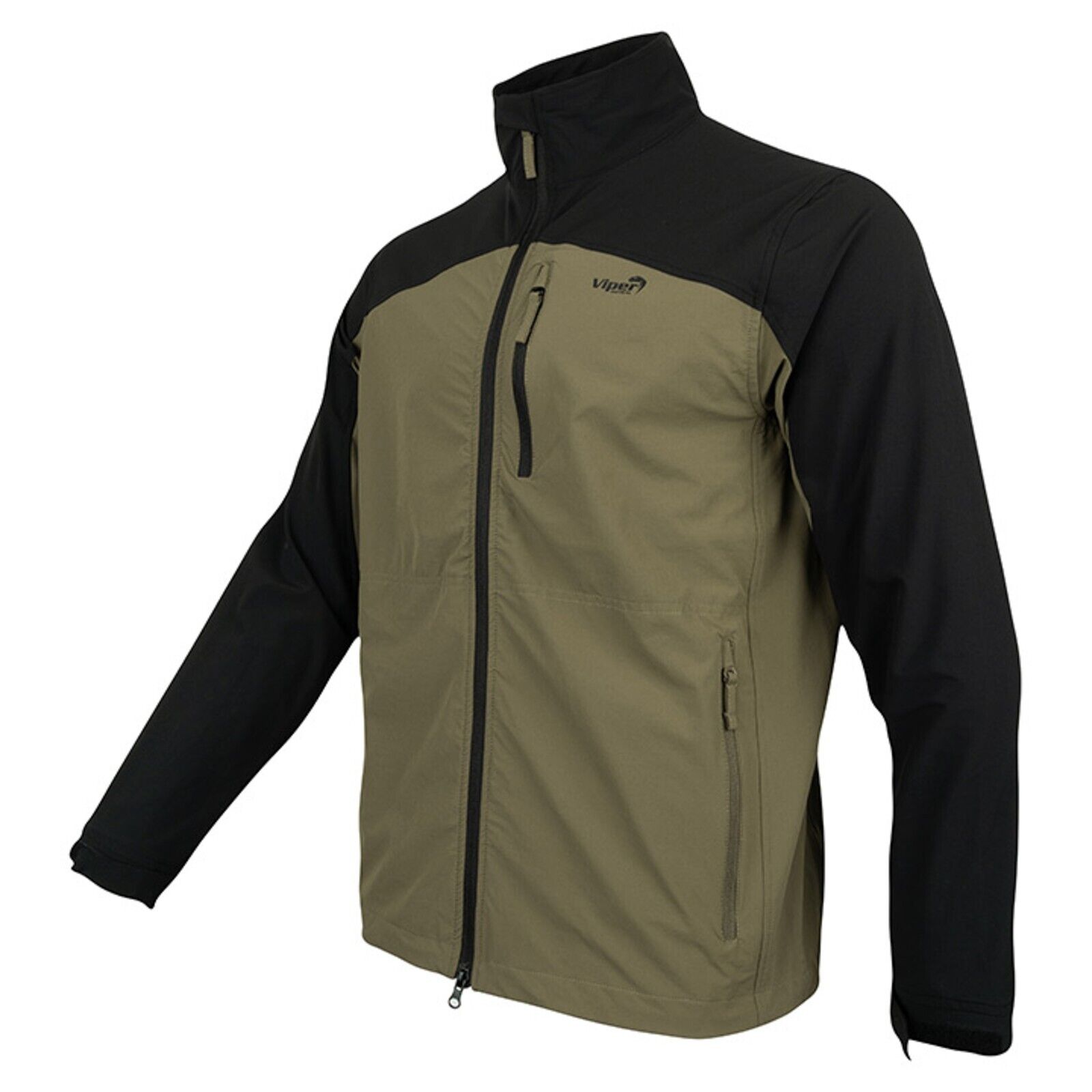 VIPER-TACTICAL-Lightweight-Softshell-Jacket-Mens-Stretch-Comfort-Coat-GREEN-235241104869-2