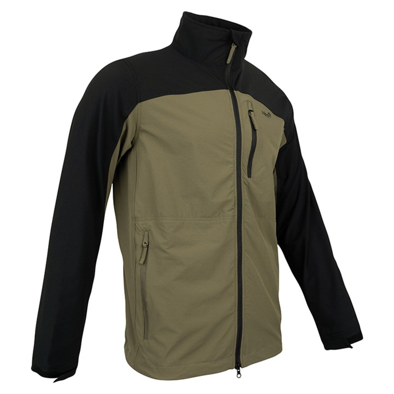 VIPER-TACTICAL-Lightweight-Softshell-Jacket-Mens-Stretch-Comfort-Coat-GREEN-235241104869-3